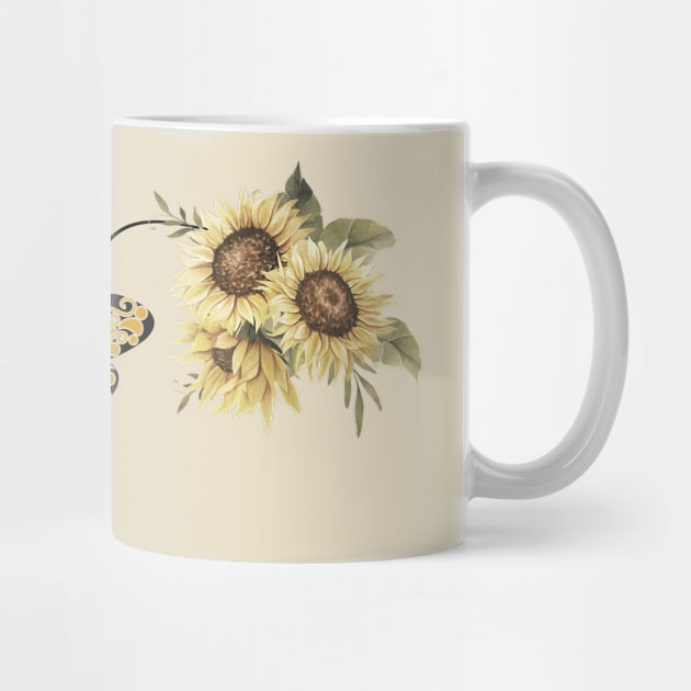 Elegant Queen Bee Lace Sunflowers by Holisticfox